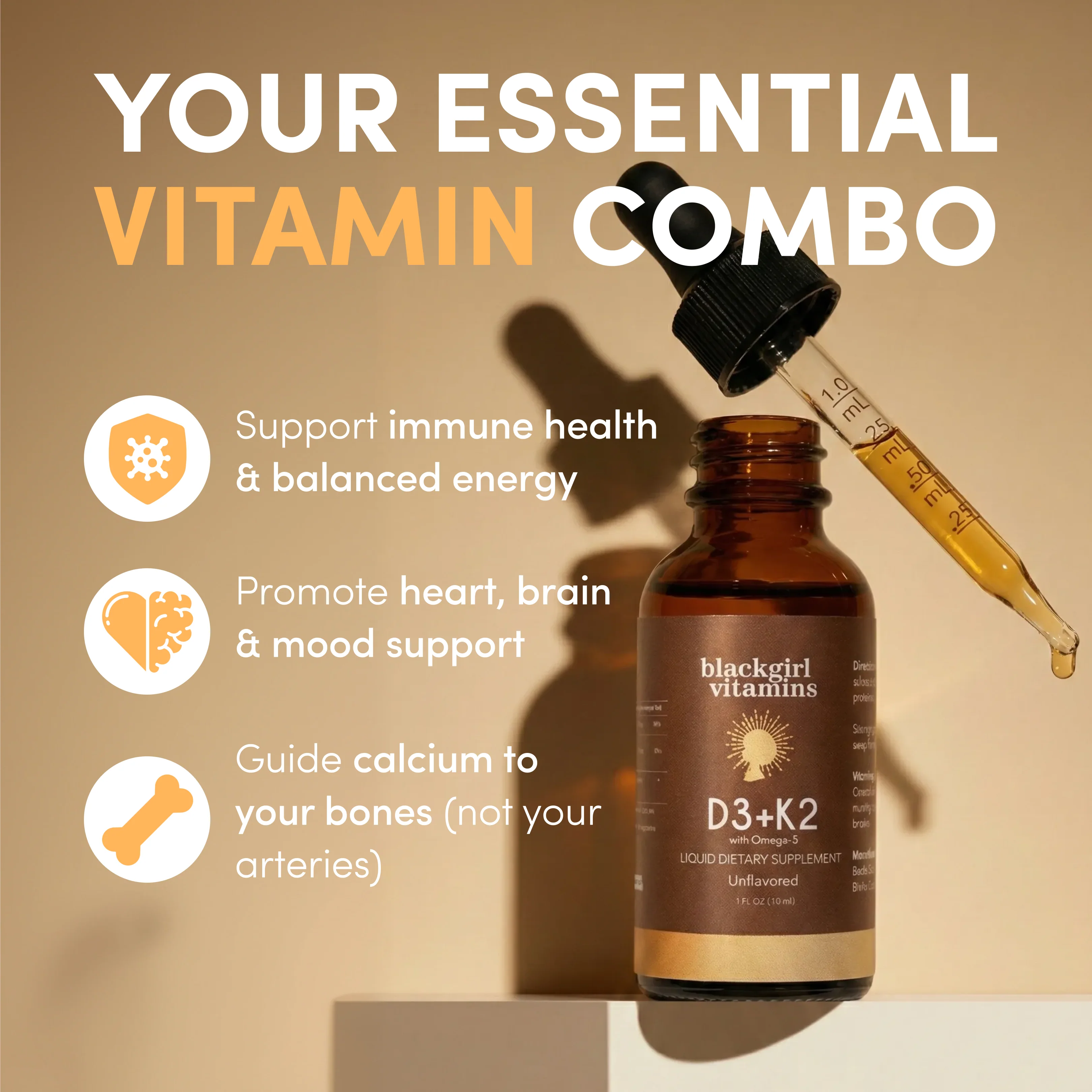 Vitamin D3 + K2 Drops - Image 3